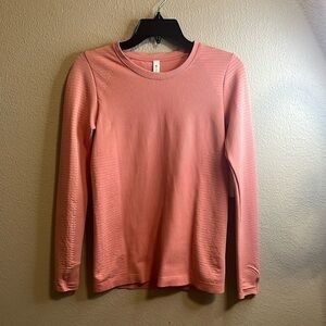 Athleta Flurry Blizzard Rib Top SZ S